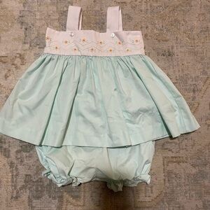 THE PROPER PEONY Zoe Bloomer Set- size 18mo